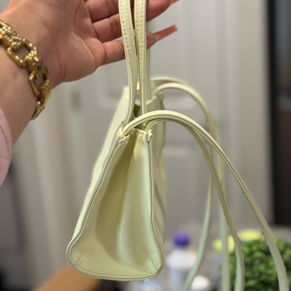 Telfar Women's Mini Bag in Light Yellow - Picture 3 of 5